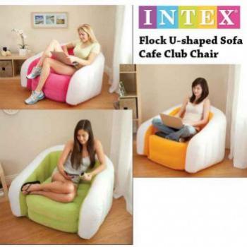 Cafe Club Chair-Intex Inflatable Seat 68571NP